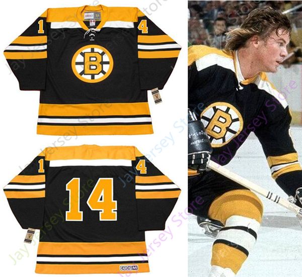 

Custom GARNET ACE BAILEY Boston Bruins 1970 CCM Vintage Away Hockey Jersey