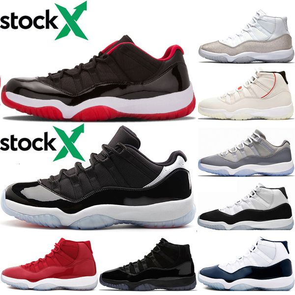 

jumpman bred 2020 basketball shoes 11 11s cap and gown space jam heiress black platinum tint concord 45 men women sneakers 5.5-13