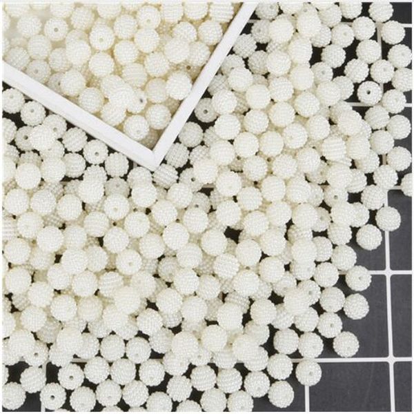 500pcs / lot Mixed 12mm cor ABS imitação de pérolas contas redondas de plástico ABS Beads Artes Ofícios DIY Vestuário Costura tecido de vestuário Beads