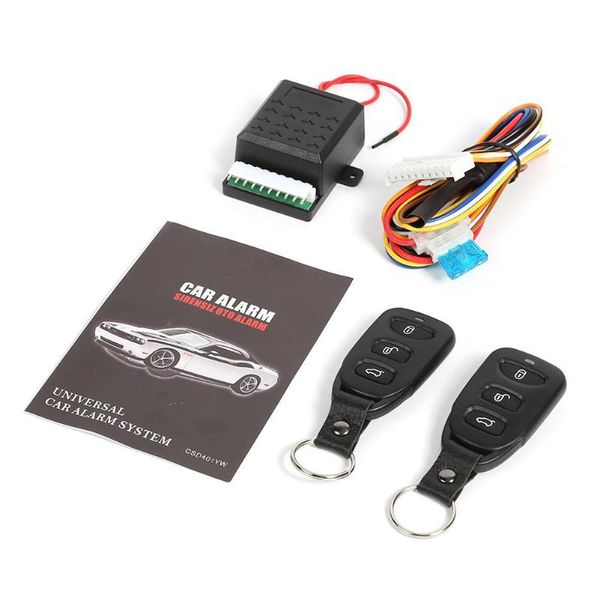 

12v car remote central door lock locking alarm keyless entry system 401/t102 car universal alarm system auto remote control lock