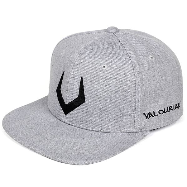 

grey wool snapback 3d pierced embroidery hip hop cap flat bill baseball cap for men and women, Blue;gray