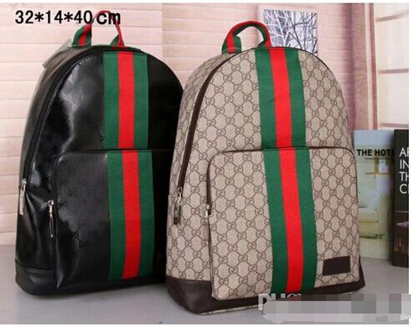 

Fa hion de igner backpack new g tripe backpack bag men women backpack luxury brand fa hion chool bag