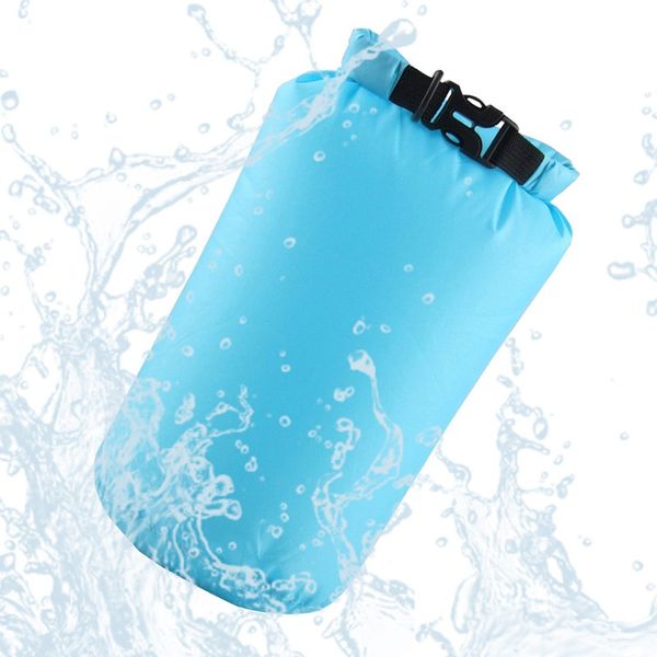 

8l outdoor waterproof dry bag camping hiking kayaking canoeing backpack nylon pu swimming clothes storage bag travel shoes pouch