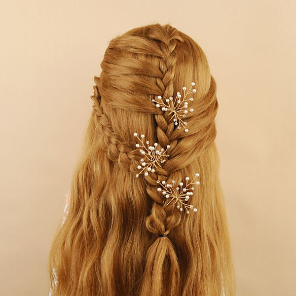 

trixy h59-g bride headpiece bridesmaid hair accessories pearl hair pin clip rhinestone wedding hairpin bridal accessory
