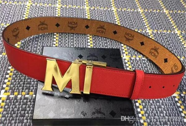 

2018 de igner belt big buckle belt women luxury buckle belt fa hion women genuine leather belt for women with box