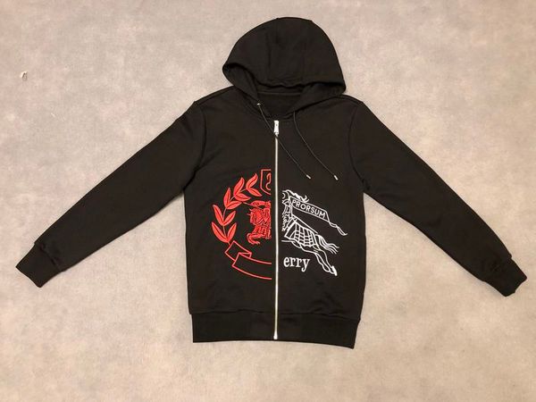 

19ss мужской дизайнер Толстовки джемперы Кофты War horse буквы вышивка новый лейбл с кр