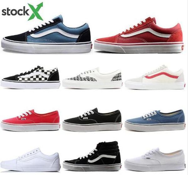 mix checker old skool vans