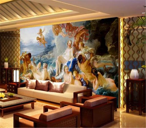 

custom mural 3d wallpaper european court beauty mural wallpaper 3d on the wall home decor living room wall covering