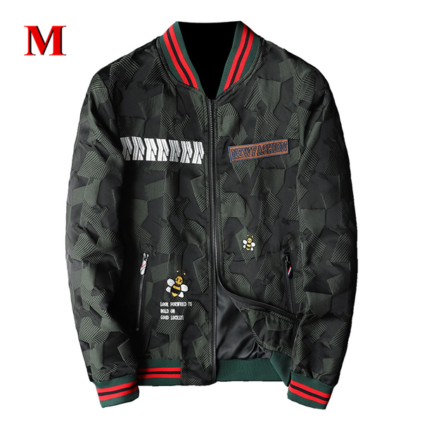 

menne 2020 new men jacket fashion classic letter print jacket men coat, Black;brown