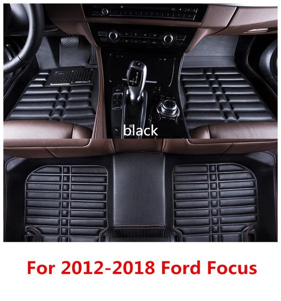 2019 Applicable To 2012 2018 Ford Focus Car Floor Mat Front And Rear Padded Waterproof Interior Leather Pad Car Mat Special From Liu522831294 106 15
