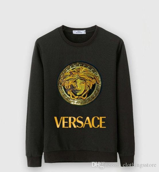 

медуза итальянского дизайнера прилива свитер мужского балахон высокого качество вскользь свитер роскошь мода пуловеры открытых фуфайки свобо, White;black