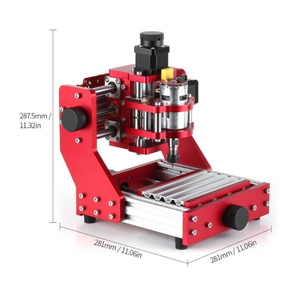 

new mini metal milling cnc router laser engraving machine tool kit pcb wood milling laser engraver with er11 collet