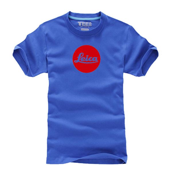 

summer leica logo t shirt cotton casual short-sleeved t-shirt, White;black