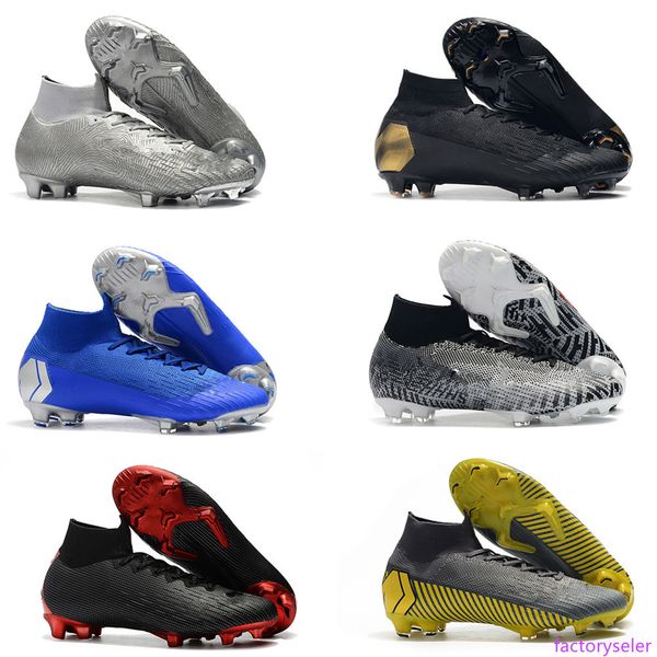 

2019 mercurial superfly vi 360 elite fg kj 6 xii 12 cr7 se ronaldo neymar mens high soccer shoes football boots cleats size us3-11