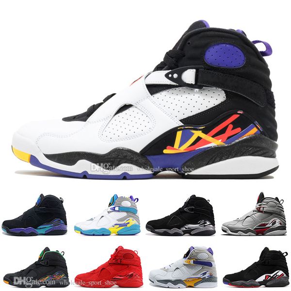 

Aqua 8 8s Men Basketball Shoes Reflective Bugs Bunny Chrome Valentines day 3PEAT PLAYOFF Raid Mens Trainer Sports Sneaker 7-13