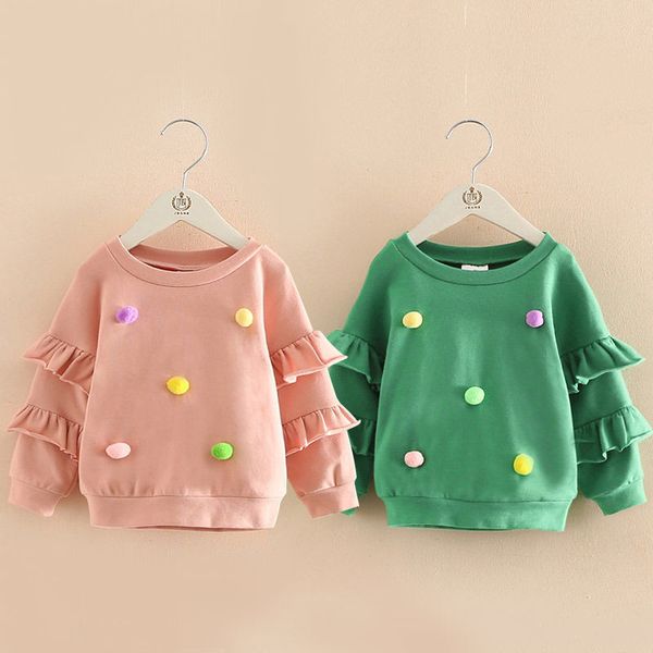 

girls cotton sweater 2019 spring autumn new kids fashion clothing for baby girls children casual pullover outfits clothes, Blue