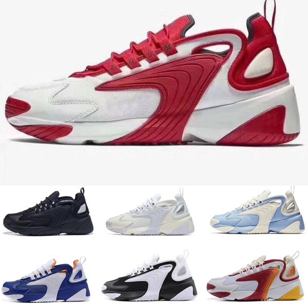 

2019 новые Zoom 2K M2K Tekno daddy 2000 парус белый-черный темно-серый для мужчин кроссовки Крос