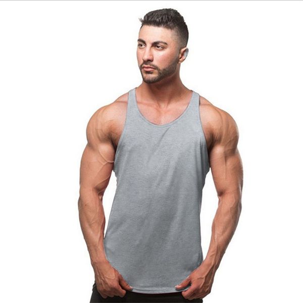 

2019 gyms tank mens undershirt sporting wear patchwork bodybuilding men fitness exercise clothing vest sleeveless shirt, White;black