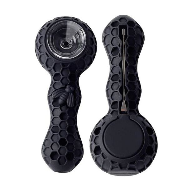 

Новое Поступление Здоровый Силиконовый Дым Табачные Трубки Сотовый Стиль Травы Травяные Сигареты Трубки Для Курения Аксессуары Подарок