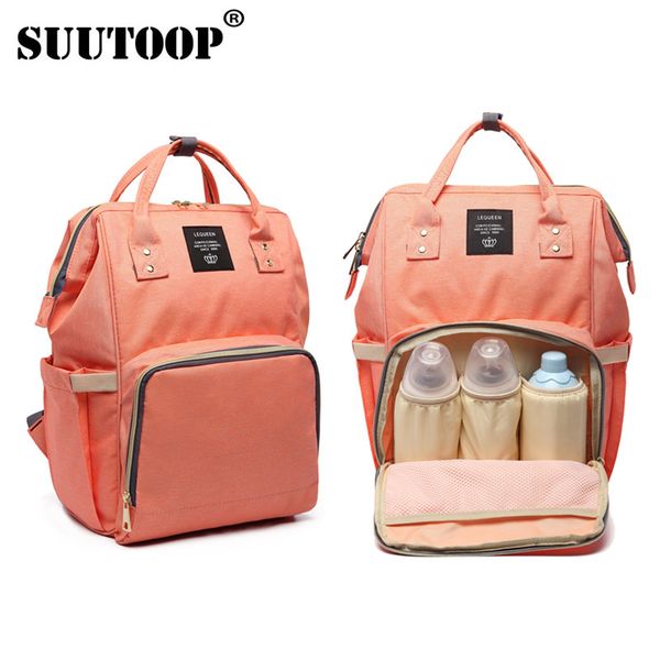 

suutoop fashion mummy maternity nappy bag brand large capacity baby bag travel backpack designer nursing for kids care