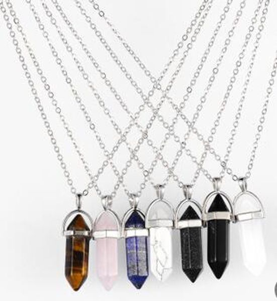 

shape chain opal necklaces natural crystal quartz gemstone point chakra stone healing real bead pendant bullet amethyst jewelry btdvq