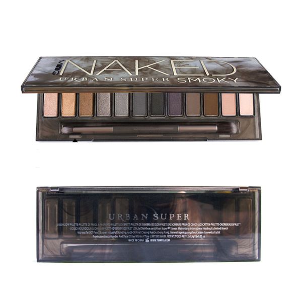 

myg naked brand eyes cosmetics eyeshadow pallete shimmer matte eyeshadow heat smokey makeup eyes easy to wear