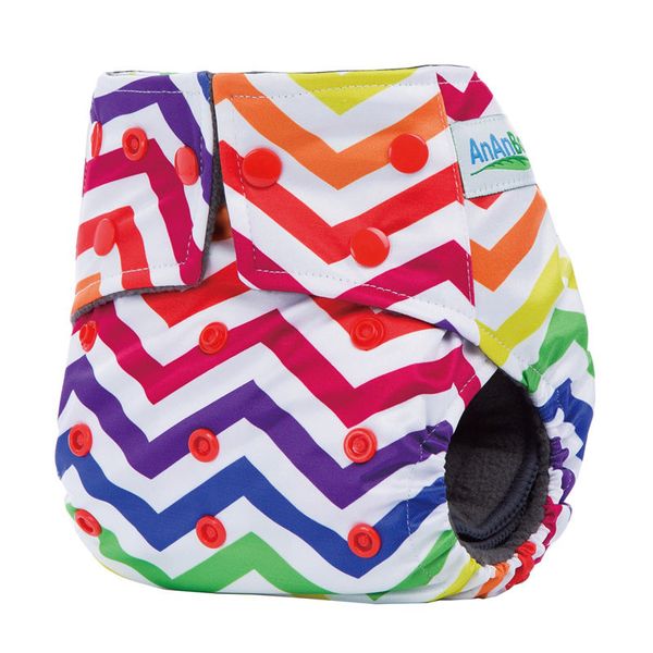 

ananbaby reusable waterproof baby cloth diapers cover with 4 layer charcoal inserts& double gussets bamboo charcoal diaper ha022