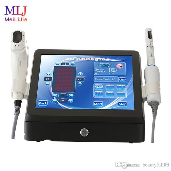 

2019 new technology 4d 12 lines hifu handle vaginal tightening handle facial lifting skin rejuvenation beauty equipment with 5 cartridges