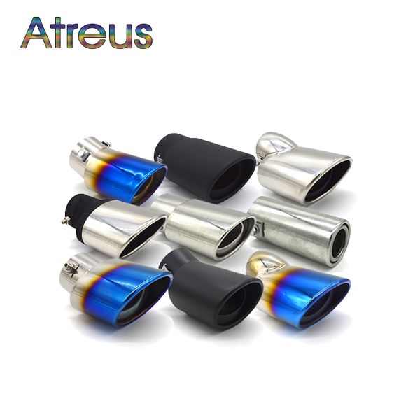 

1x универсальная из нержавеющей стали автомобилей автомобилей глушитель наконечник труба для kia