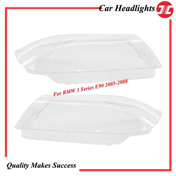 

clear auto headlight lampshade transparent lens cover for 3 series e90 e91 2005-2008 car accessories 63116942725/726