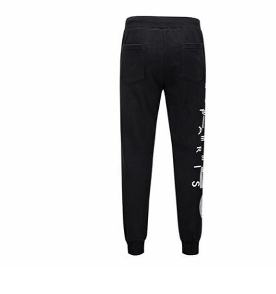 

черный цвет мода печати письмо досуг нижнее белье инь мужчины кружева движения брюки мужские роскошные бегун брюки, Black