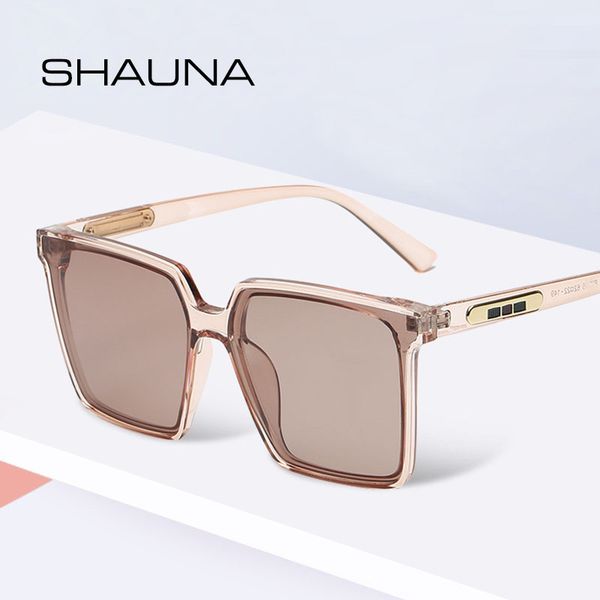 

shauna hd поляризованные увеличенные квадратные солнцезащитные очки, White;black