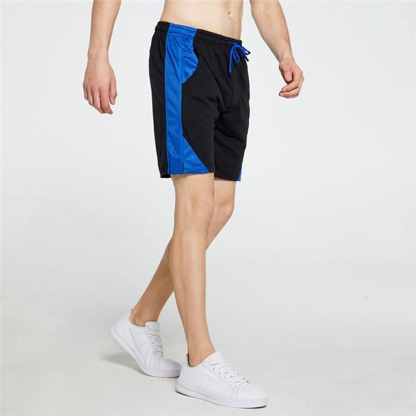 

fashion panelled color short pants casual drawstring shorts men clothing men designer straight knee length pants, Black