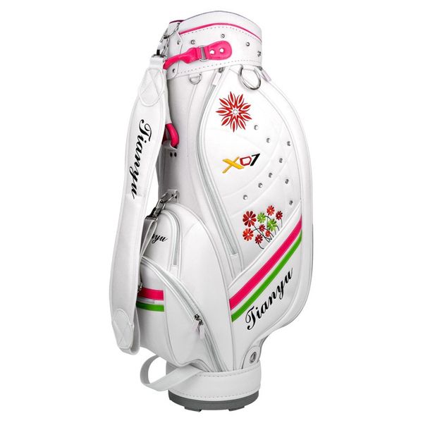 

women golf travel bag stand caddy airbag flight aviation aircraft high capacity golf cart bag staff bags labor saving d0641