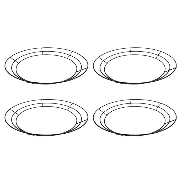 

4x 10inch retro iron round plant wreath frames wedding party favor decoration
