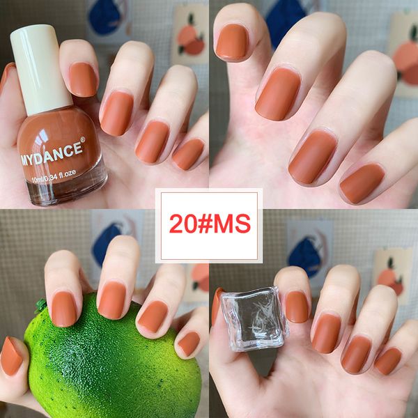 

matte nail polish satin velvet long-lasting nail polish for girls art decoration fm88