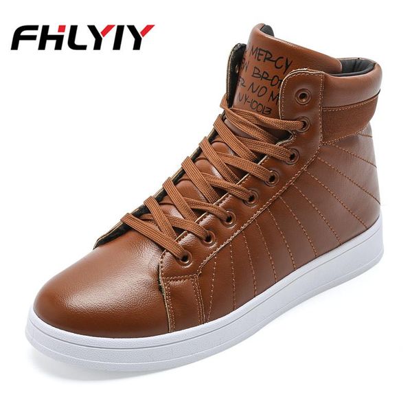Men High Top Sneakers Short Plush Autumn Winter Ankle Casual Men Golden Sneakers High Top Sneakers Casual Shoes Mens