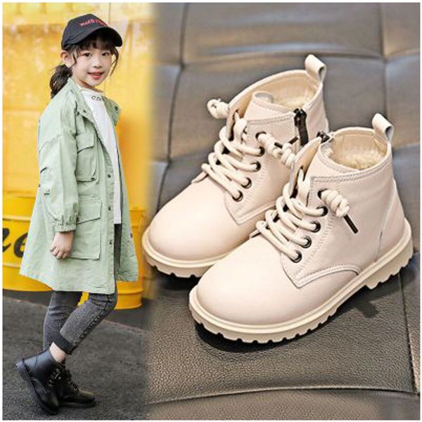 

детский дизайнер мартин сапоги девушка дорогой сплошные цветов обувь детских повседневные ботинки британского стиль casual стиль шнурки 2019, Black;grey