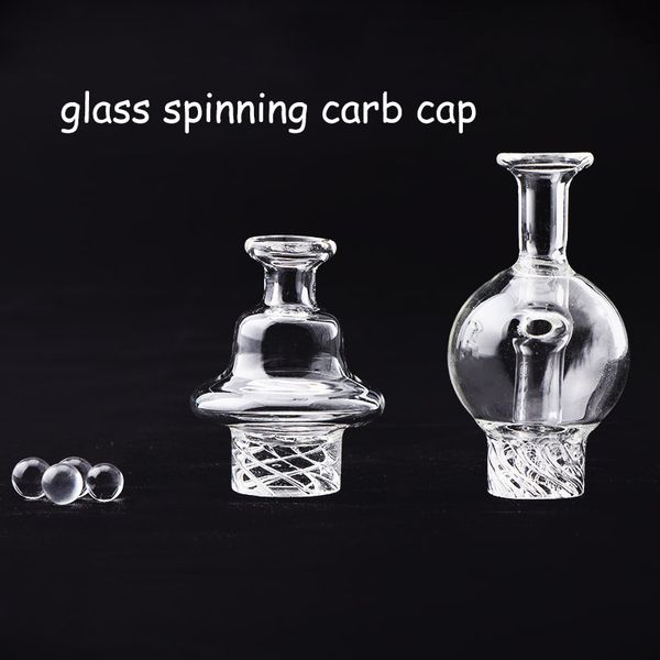 

Стекло Spinning Carb Cap С 6мм Dab Terp Pearls UFO Glass Bubble Carb Caps Suitfor скошенный край Flat Top Quartz Banger Гвозди