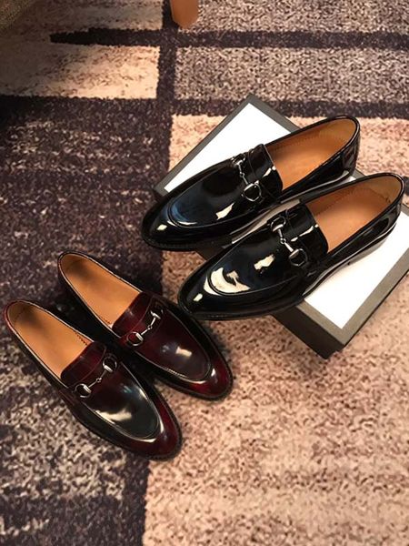 

Men dre hoe de igner ca ual hoe lip on genuine leather big ize official hoe 039 g 039 brand bu ine hoe with ilver metal d, Black