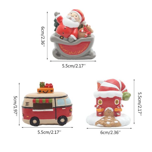 

santa resin creative ornaments christmas gift gift decoration crafts