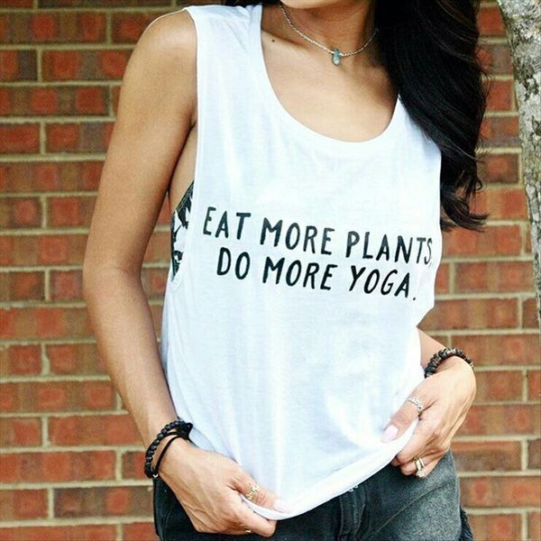 

лето 2020 женщин всего-матч без рукавов йог топ лето футболка жилета все матч без рукавов йоги 2020 женщин жилета верхней футболки, White