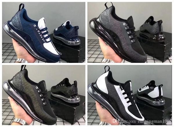 

2019 27s95 mens running shoes northern lights iridescent mesh total eclipse sea forest sunrise sunset men women sports trainer sneakers, Black