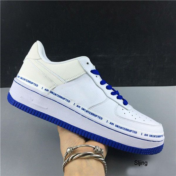 

wholesale 1x uninterrupted magnolia alba basketball shoes white and blue size us 5.5-11 with box