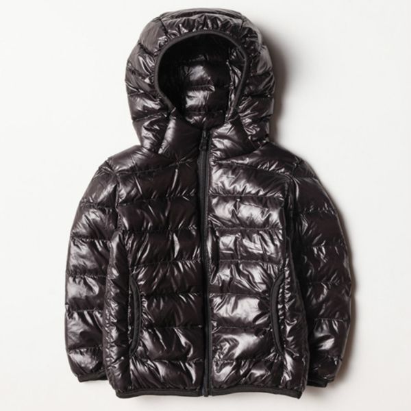 

детская верхняя одежда мальчик и девочка зима теплая с капюшоном пальто детей хлопка-проложенный одежды мальчика вниз куртки малыша куртки 2, Blue;gray