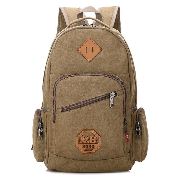 

2020 new retro fashion backpack large capacity travel bag environmental canvas backpack casual tide shoulder bag