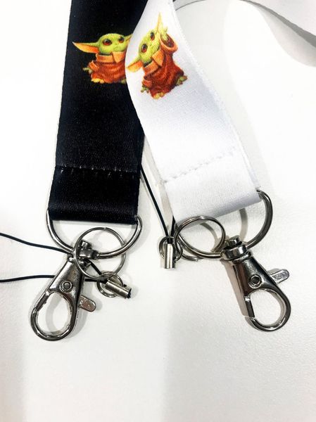 

the mandalorian baby yoda neck strap lanyards for keys id card gym mobile phone straps usb badge holder diy hang rope lariat