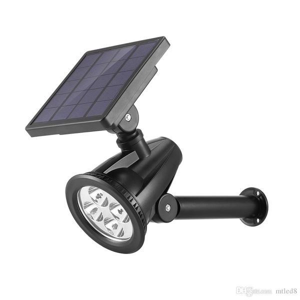 

водонепроницаемый ip65 rgb led белый солнечный сад лампы прожекторы газонные пейзаж свет стены безопасности с датчиком освещенности пульт ди