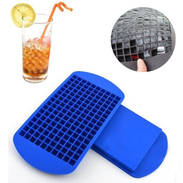 

160 grids food grade silicone ice tray fruit ice cube maker diy creatieve kleine ice cube mold vierkante vorm keuken accessoires