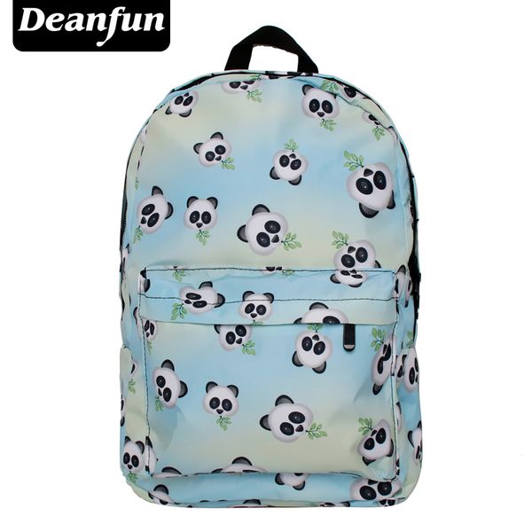 

deanfun 3d printed bamboo panda backpacks women emoji fashion style cute for girls sb 14